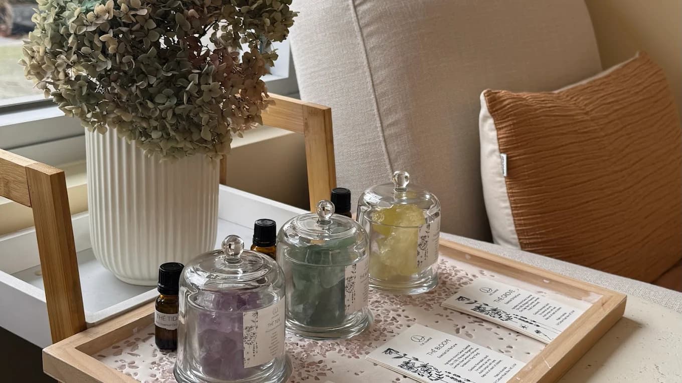 The quiet treatment room at Havenly Wellness & Head Spa